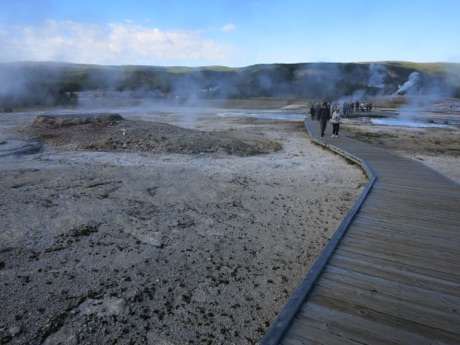 Old Faithful Basin boardwalk